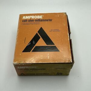Vintage Amprobe Instrument Multimeter - Model AM-2A Tested Power Not Accuracy